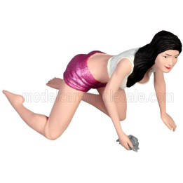 ATLANTIC FIGURES CAR WASHER GIRL - KIM - VARIOUS 1/12