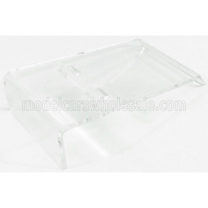 ATLANTIC VETRINA DISPLAY BOX RAMPA IN SALITA - HILLRAMP - CAR NOT INCLUDED - PLASTIC DISPLAY 1/43