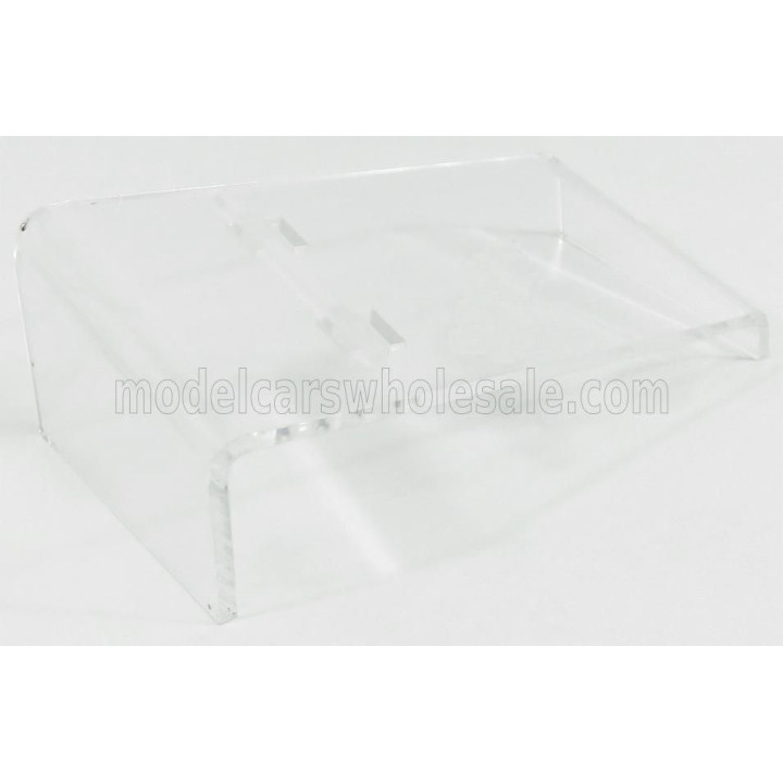 ATLANTIC VETRINA DISPLAY BOX RAMPA LATERALE IN SALITA - LAMERAMP - CAR NOT INCLUDED - PLASTIC DISPLAY 1/43