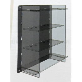 ATLANTIC VETRINA DISPLAY BOX ESPOSITORE - FOR 3 CARS 1/18 Lungh.LENGHT cm 36.8 X Largh.WIDTH cm 12.5 X Alt.HEIGHT cm 44.9 (altez