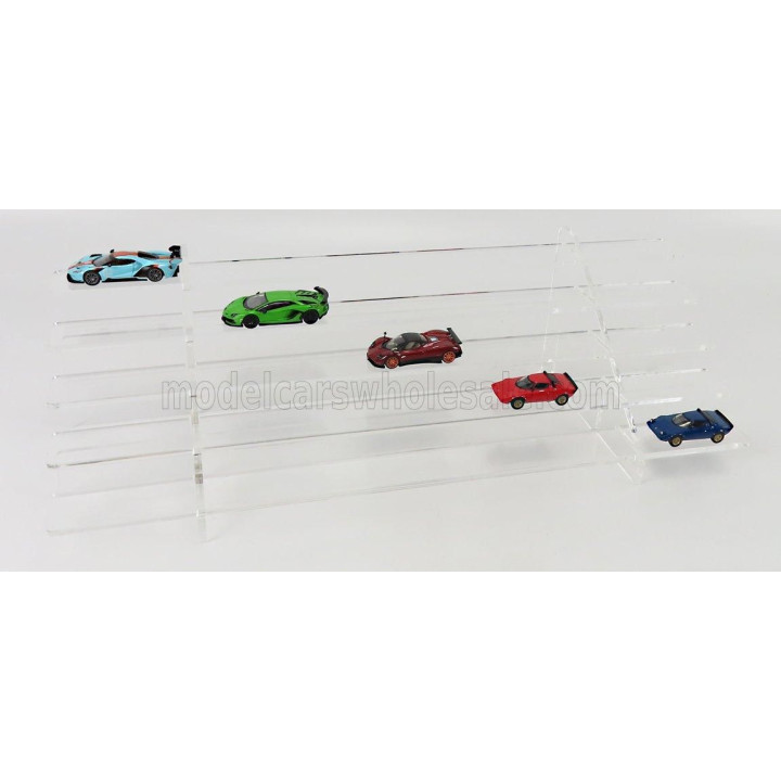 ATLANTIC VETRINA DISPLAY BOX ESPOSITORE - FOR 36 CARS 1/64 Lungh.LENGHT cm 50.0 X Largh.WIDTH cm18.8 X Alt.HEIGHT cm 13.5 (altez