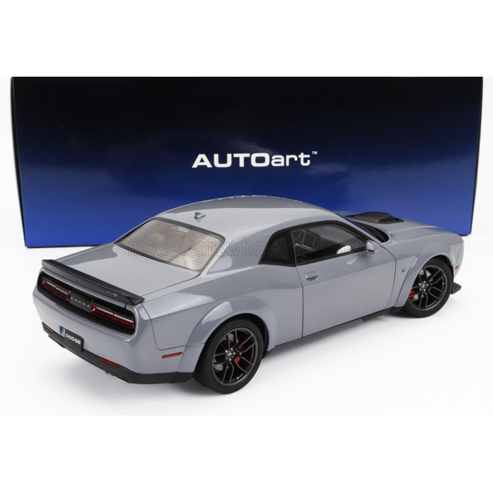 AUTOART DODGE CHALLENGER R/T SCAT PACK WIDEBODY 2022 - SMOK SHOW GREY 1/18