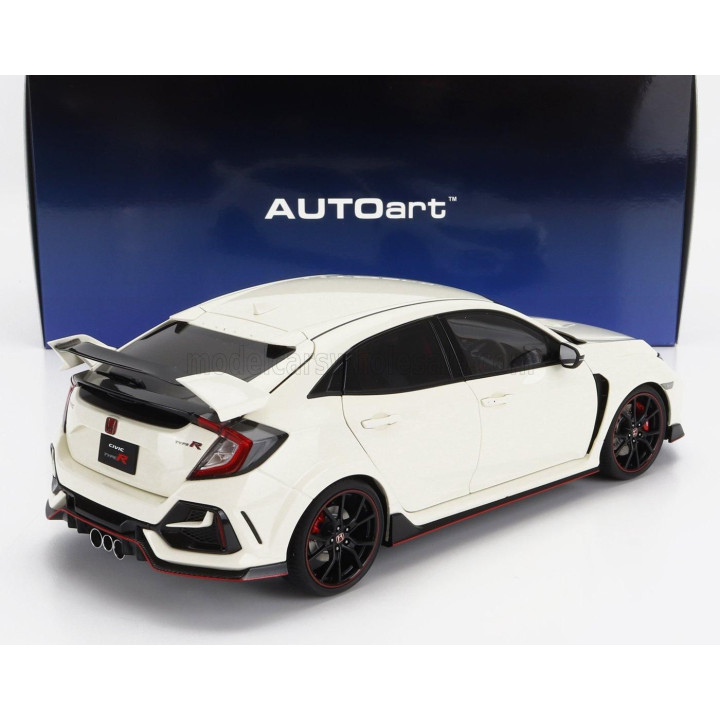 AUTOART HONDA CIVIC TYPE R (FK8) 2021 - WHITE 1/18
