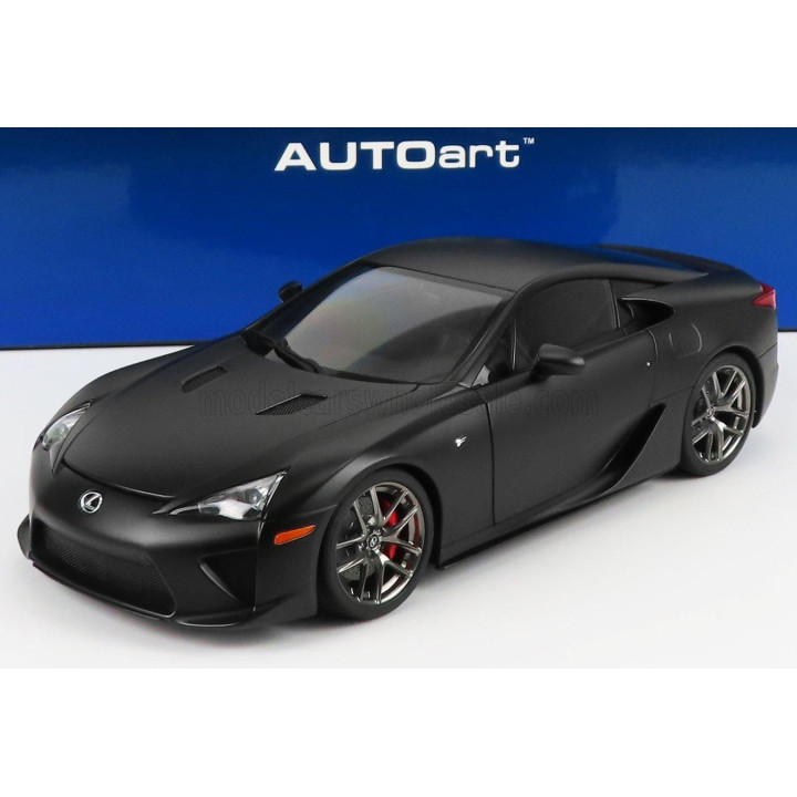 AUTOART LEXUS LFA COUPE 2012 - MATT BLACK 1/18