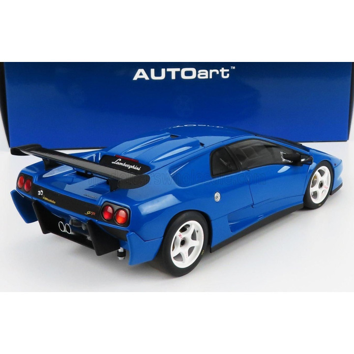 AUTOART LAMBORGHINI DIABLO SVR 1996 - BLUE LE MANS 1/18