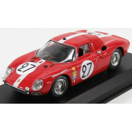 BEST MODEL FERRARI 250LM 3.3L V12 ch.s n6119 TEAM SCUDERIA FILIPINETTI N 27 6th LE MANS 1965 DIETER SPOERRY - ARMAND BOLLER - RE