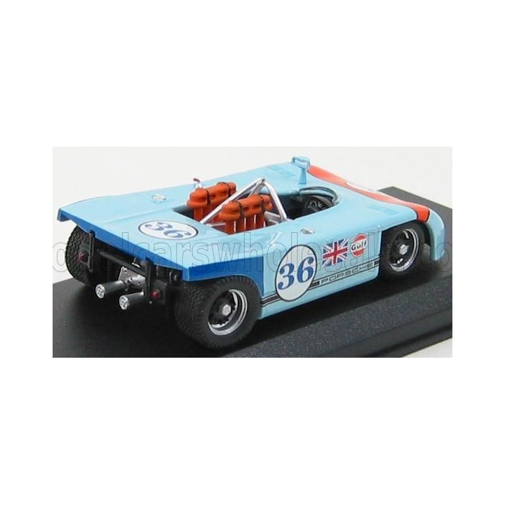 BEST MODEL PORSCHE 908/3 N 36 TARGA FLORIO 1970 ATTWOOD - WALDEGAARD - LIGHT BLUE 1/43