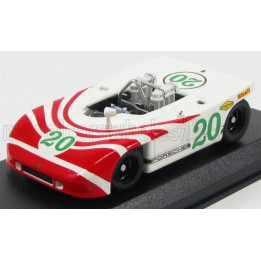 BEST MODEL PORSCHE 908/3 N 20 TARGA FLORIO 1970 ELFORD - HERRMANN - WHITE RED 1/43