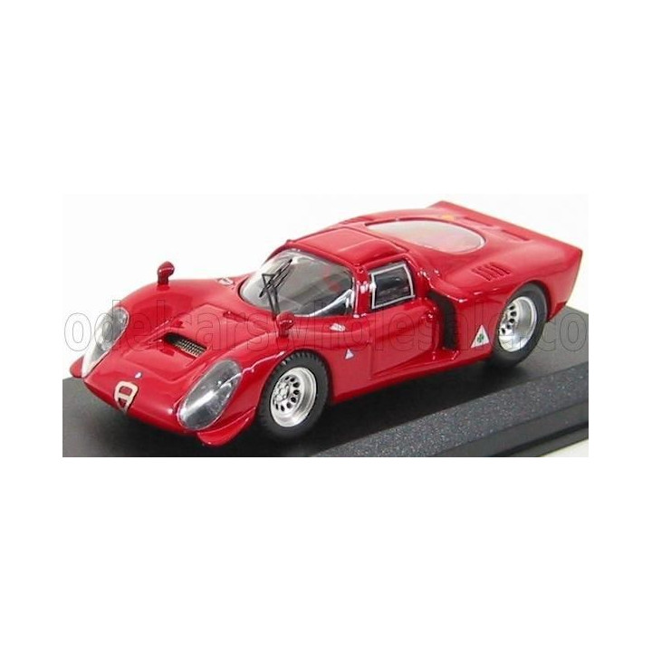 BEST MODEL ALFA ROMEO 33.2 PROVA 1968 - RED 1/43