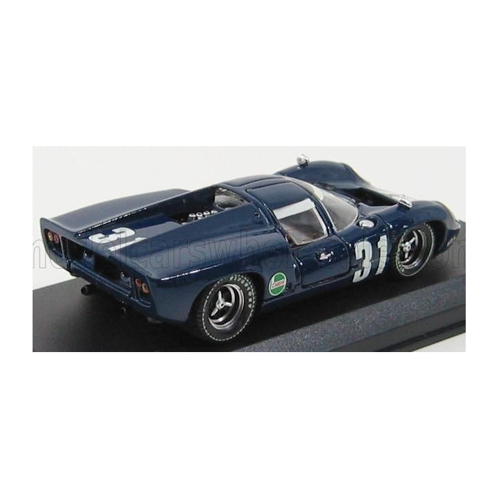 BEST MODEL LOLA T70 COUPE N 31 1000km SPA 1968 EPSTEIN - LIDDEL - BLUE 1/43