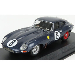 BEST MODEL JAGUAR E-TYPE COUPE 3.8L S6 TEAM M.CHARLES N 8 24h LE MANS 1962 M.CHARLES - J.COUNDLEY - BLUE 1/43