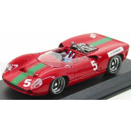 BEST MODEL LOLA T70 SPIDER N 5 BRANDS HATCH 1965 J.STEWART - RED GREEN 1/43