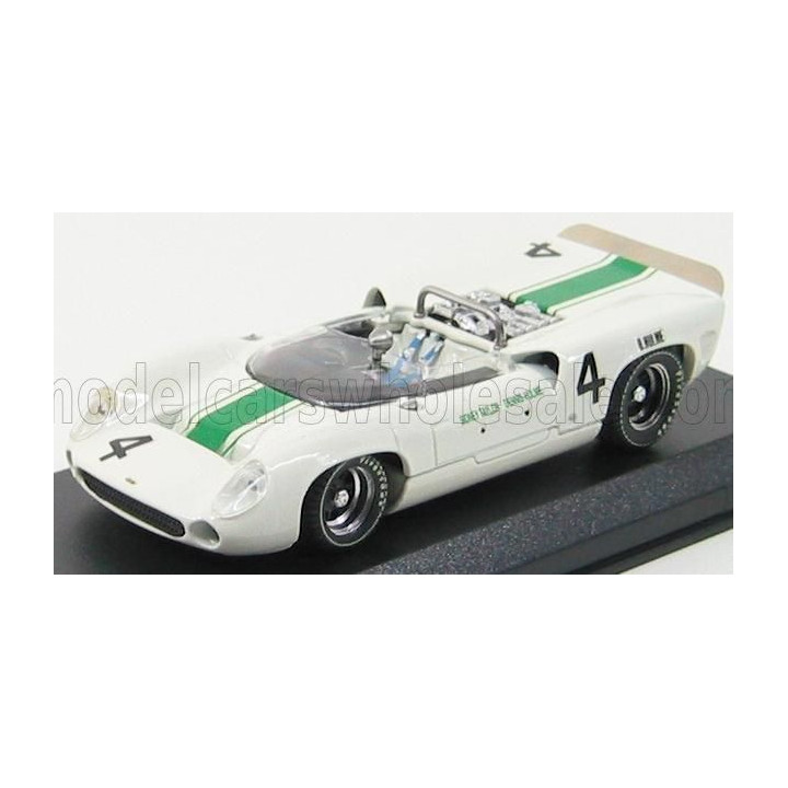 BEST MODEL LOLA T70 SPIDER N 4 OULTON PARK 1965 D.HULME - WHITE GREEN 1/43