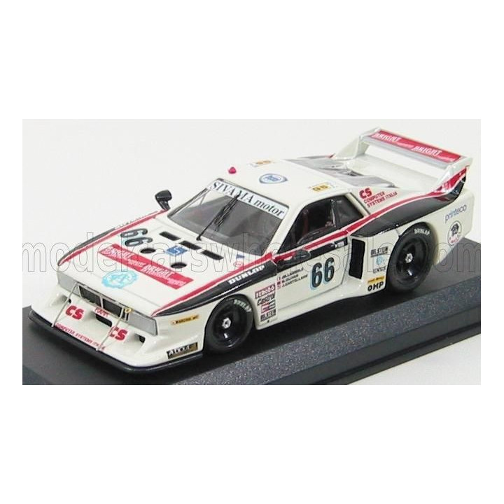 BEST MODEL LANCIA BETA MONTECARLO N 66 24h LE MANS 1982 LAMERLE - OLIVAR - CASTELLANO - WHITE 1/43
