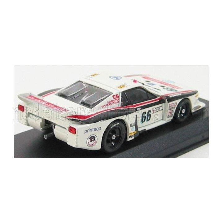 BEST MODEL LANCIA BETA MONTECARLO N 66 24h LE MANS 1982 LAMERLE - OLIVAR - CASTELLANO - WHITE 1/43