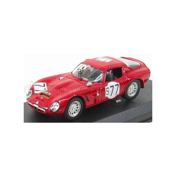 BEST MODEL ALFA ROMEO TZ2 N 77 NURBURGRING 1966 L.BIANCHI - H.SCHULTZ - RED 1/43