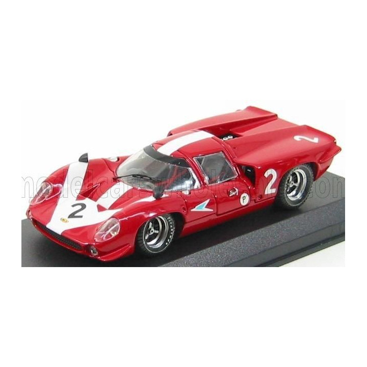 BEST MODEL LOLA T70 COUPE N 2 BRANDS HATCH 1967 SURTEES - HOBBS - RED WHITE 1/43