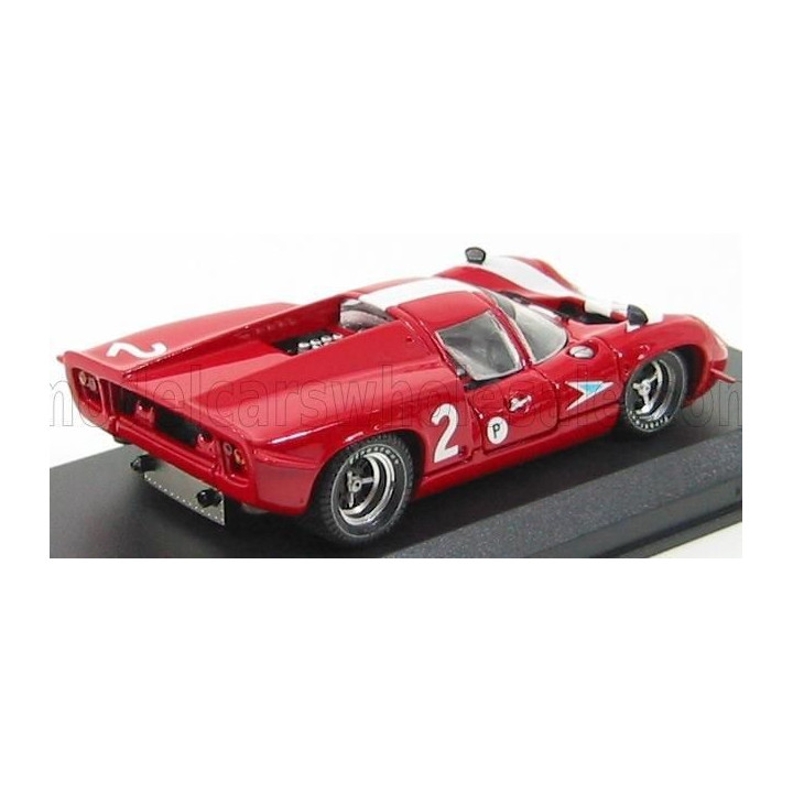 BEST MODEL LOLA T70 COUPE N 2 BRANDS HATCH 1967 SURTEES - HOBBS - RED WHITE 1/43