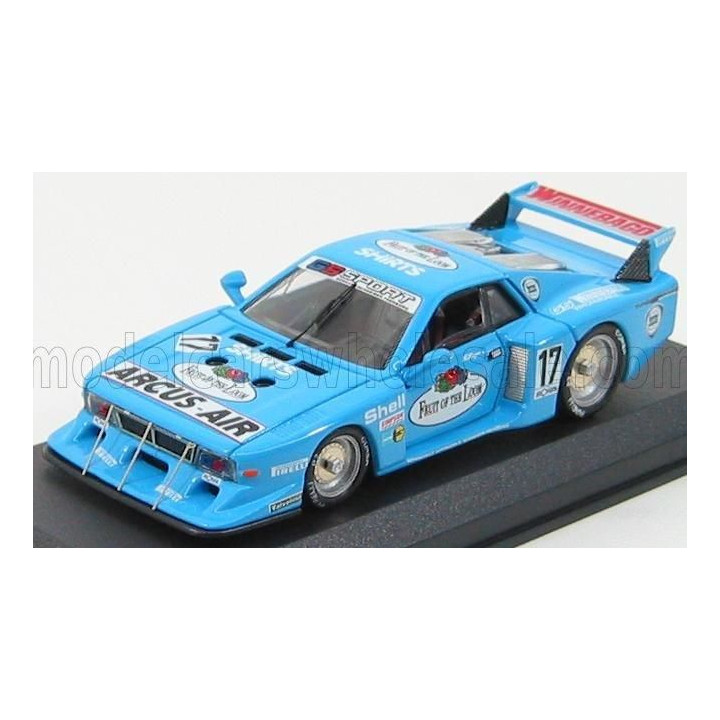 BEST MODEL LANCIA BETA MONTECARLO N 17 NURBURGRING 1981 HEYER - GHINZANI - LIGHT BLUE 1/43