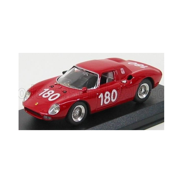 BEST MODEL FERRARI 250LM N 180 TARGA FLORIO 1966 - RED 1/43