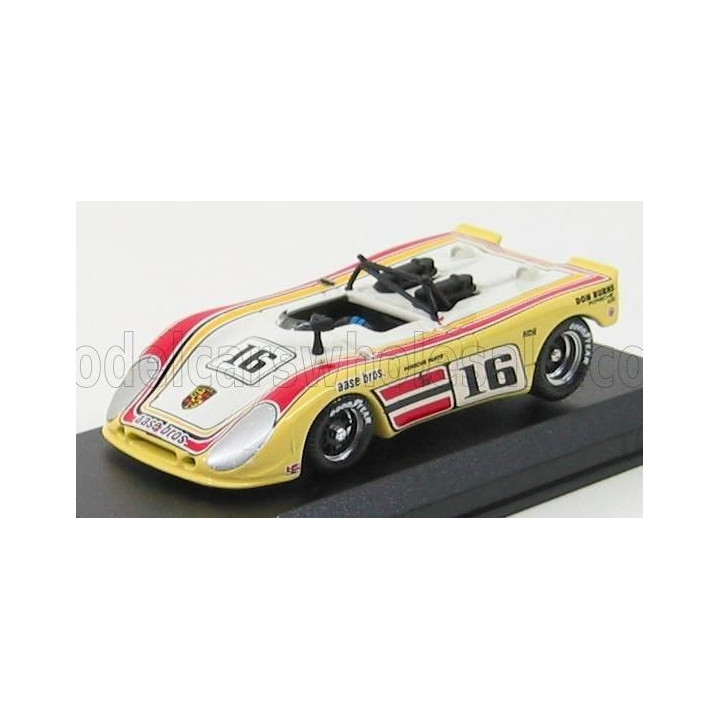 BEST MODEL PORSCHE FLUNDER N 16 WATKINS-GLEN 1974 - YELLOW RED 1/43