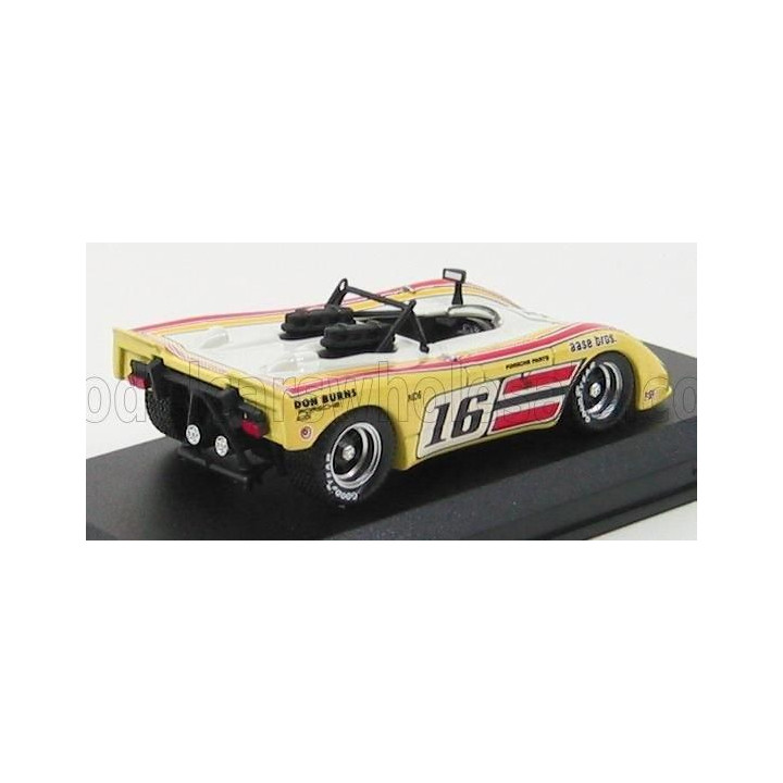 BEST MODEL PORSCHE FLUNDER N 16 WATKINS-GLEN 1974 - YELLOW RED 1/43
