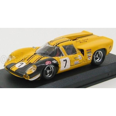 BEST MODEL LOLA T70 COUPE N 7 BRANS-HATCH 1969 CRAFT - LIEDDEL - YELLOW BLACK 1/43