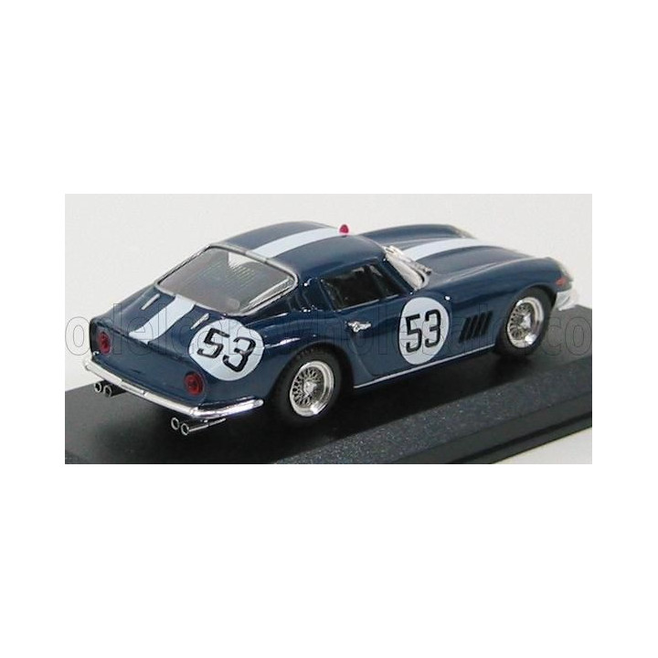 BEST MODEL FERRARI 275 GTB N 53 MONZA 1967 VESTEY GASPAR - BLUE 1/43
