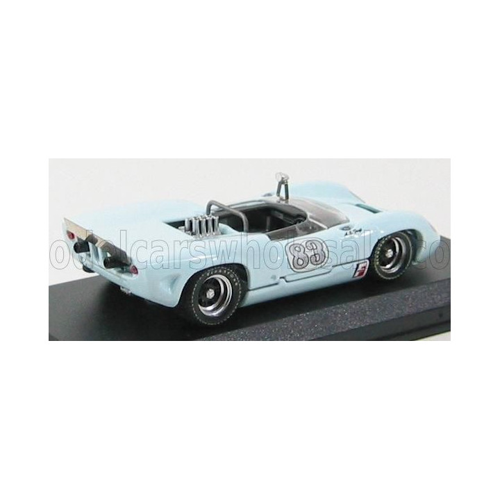 BEST MODEL LOLA T70 SPIDER N 83 NASSAU 1966 A.J. FOYT - VERY LIGHT BLUE 1/43