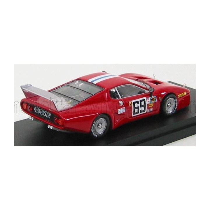 BEST MODEL FERRARI 512BB LM N 69 DAYTONA 1980 DIEVDONN - HENN - RED 1/43