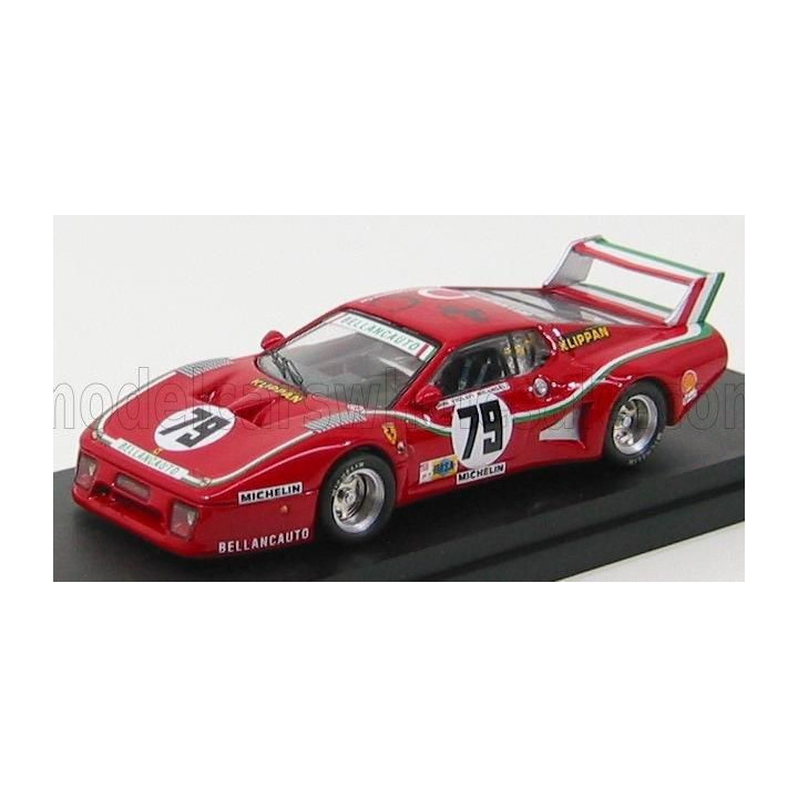 BEST MODEL FERRARI 512BB LM N 79 24h LE MANS 1980 DINI - VIOLATI - MICAN - RED 1/43