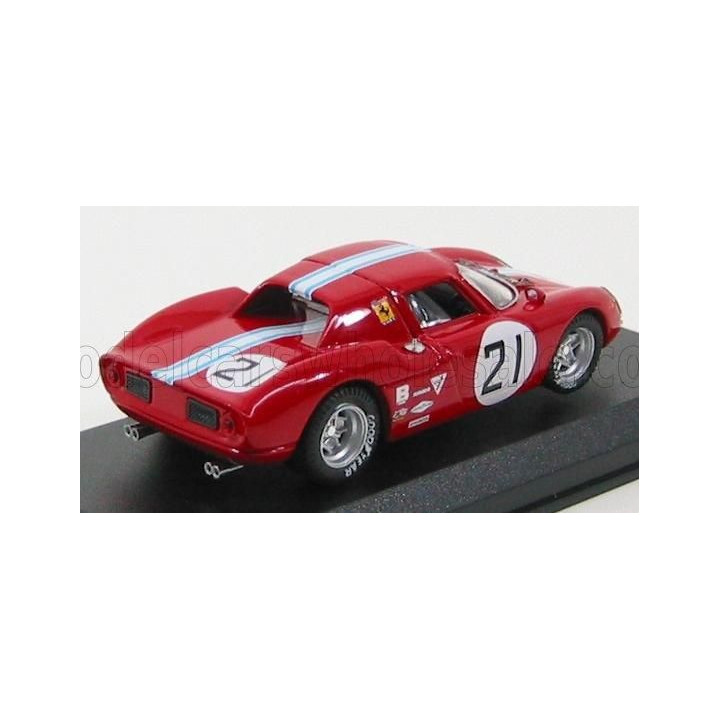 BEST MODEL FERRARI 250 LM N 21 DAYTONA 1970 CHINETTI - JR YOUNG - RED 1/43