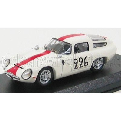BEST MODEL ALFA ROMEO TZ1 N 226 MONT VENTOUX 1964 RAMU - CACCIA - WHITE RED 1/43