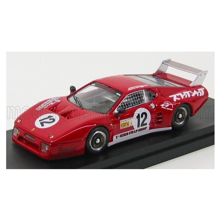 BEST MODEL FERRARI 512BB LM N 12 FUJI 1982 HENN - HENN - RED 1/43