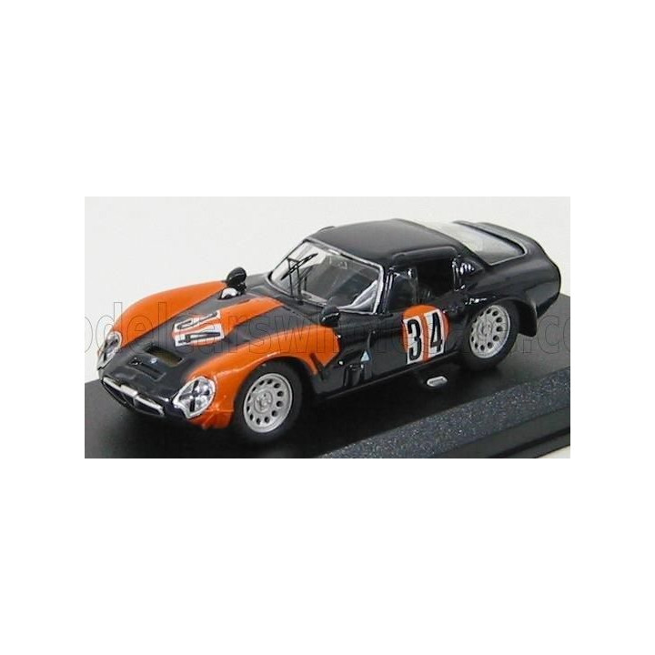 BEST MODEL ALFA ROMEO TZ2 N 34 MISANO 1973 O.VOLONTIERO - DARK BLUE ORANGE 1/43