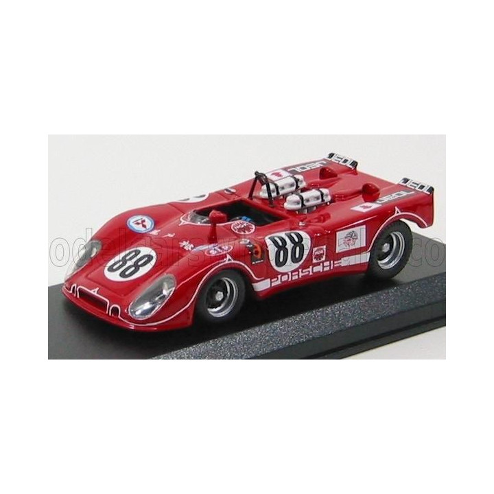BEST MODEL PORSCHE FLUNDER N 88 FUJI 1971 KAZATO - RED 1/43