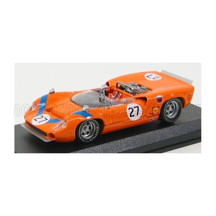 BEST MODEL LOLA T70 SPIDER N 27 FUJI 1968 T.SAKAI - ORANGE 1/43