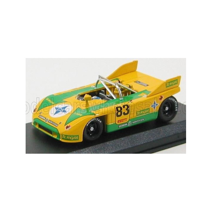 BEST MODEL PORSCHE 908/3 N 83 CAMPIONATO EUROPEO MONTAGNA 1973 J.FERNANDEZ - YELLOW GREEN 1/43