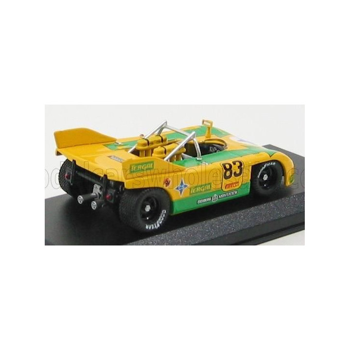 BEST MODEL PORSCHE 908/3 N 83 CAMPIONATO EUROPEO MONTAGNA 1973 J.FERNANDEZ - YELLOW GREEN 1/43