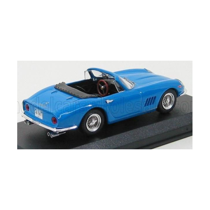 BEST MODEL FERRARI 275 GTB SPIDER - STEVE McQUEEN PERSONAL CAR - BLUETTE 1/43