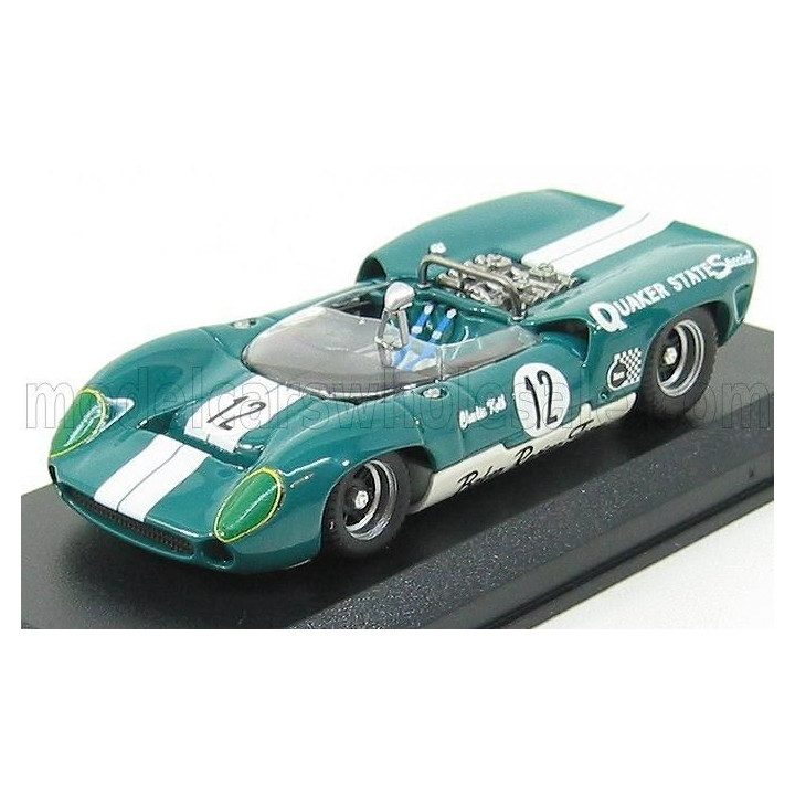 BEST MODEL LOLA T70 SPIDER N 12 LAS VEGAS 1967 - GREEN 1/43