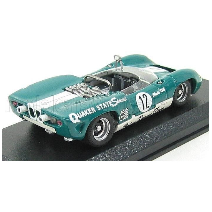 BEST MODEL LOLA T70 SPIDER N 12 LAS VEGAS 1967 - GREEN 1/43