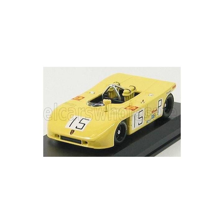 BEST MODEL PORSCHE 908/3 N 15 NURBURGRING 1970 HERRMANN - ATTWOOD - YELLOW 1/43