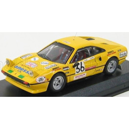 BEST MODEL FERRARI 308 GTB GR.2 N 36 RALLY MONZA 1983 FACETTI - ARTIOLI - YELLOW 1/43