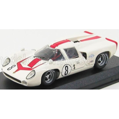 BEST MODEL LOLA T70 COUPE N 8 SEBRING 1968 L.MOTSCHENBACHER - WHITE RED 1/43