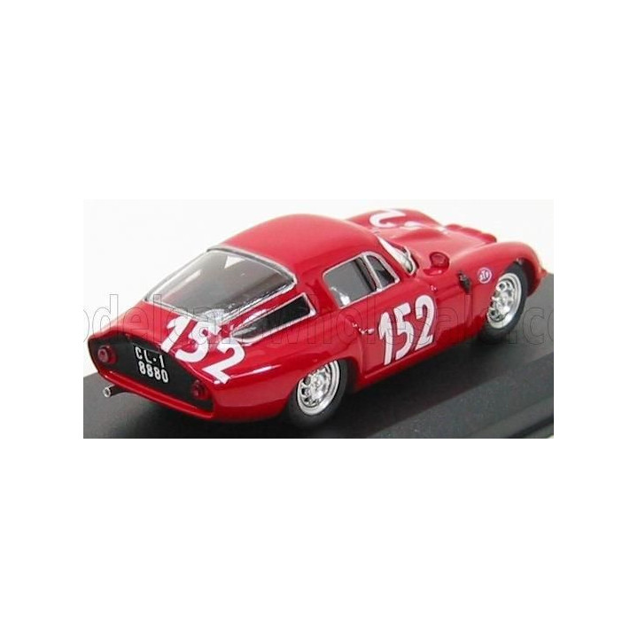 BEST MODEL ALFA ROMEO TZ1 N 152 TARGA FLORIO 1970 GIUGNO - SUTERA - RED 1/43