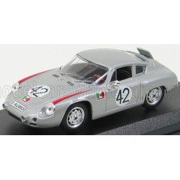 BEST MODEL PORSCHE 356B 1600GS CARRERA GTL ABARTH N 42 TARGA FLORIO 1962 HERRMANN - LINGE - SILVER 1/43