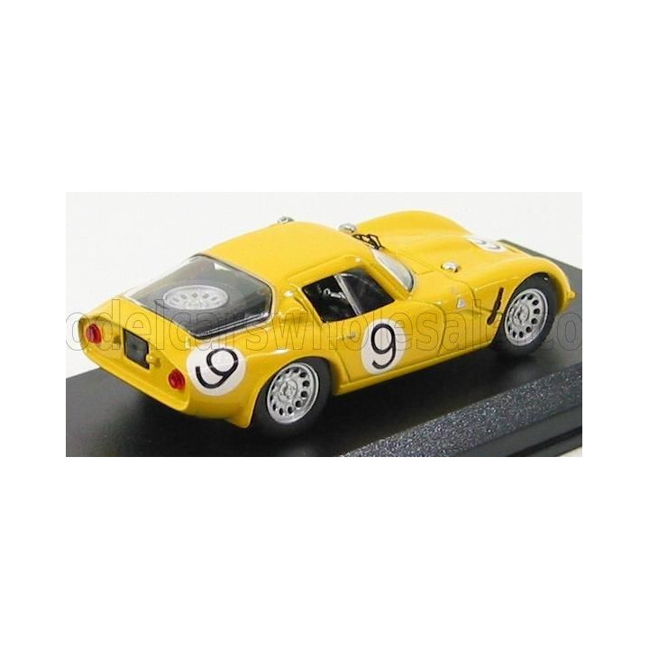 BEST MODEL ALFA ROMEO TZ2 N 9 AUSTRALIA 1966 BARTLETT - CHIVAS - YELLOW 1/43