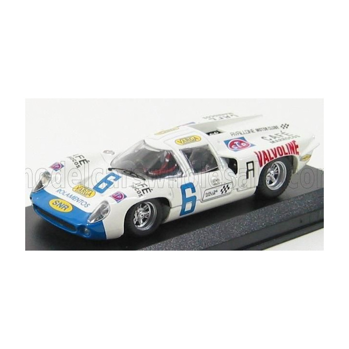 BEST MODEL LOLA T70 N 6 TARUMA 1971 A.C. AVALLONE - WHITE BLUE 1/43
