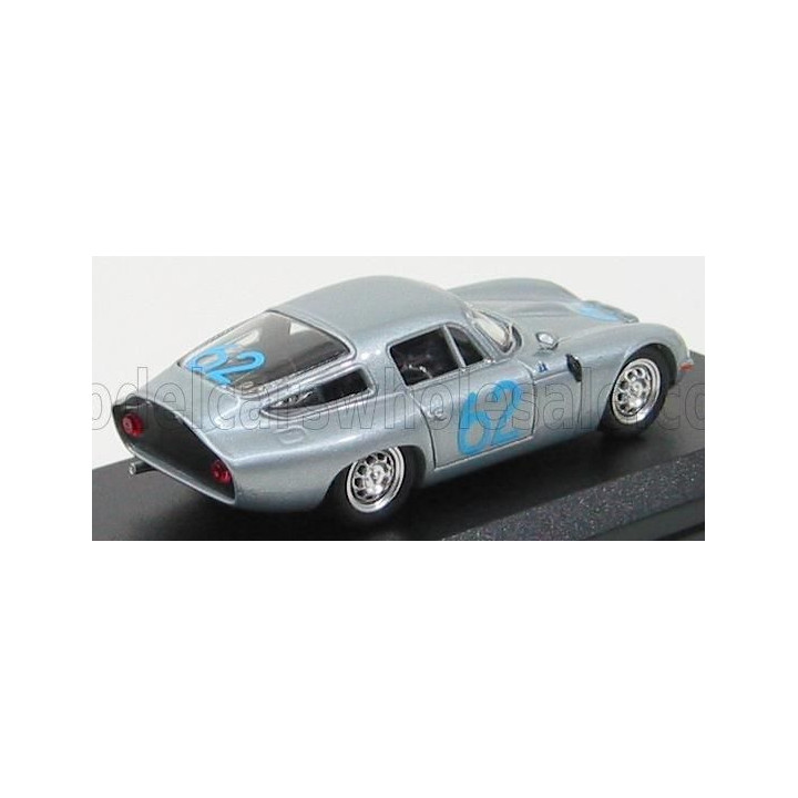 BEST MODEL ALFA ROMEO TZ1 N 62 TARGA FLORIO 1964 NICODEMI - LESSONA - SILVER 1/43